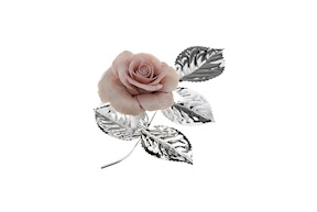 Rosa Capodimonte argento rosa Selezione Zanolli