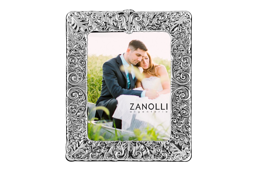 Picture frame silver with floreal engraving Selezione Zanolli