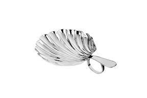Sugar scoop silver striped large Selezione Zanolli