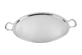 Oval tray silver in English style Selezione Zanolli