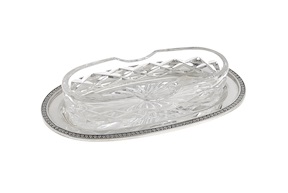 Portastecchi argento in stile Impero Selezione Zanolli