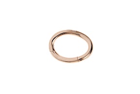 Necklace oval lock silver Luisa della Salda
