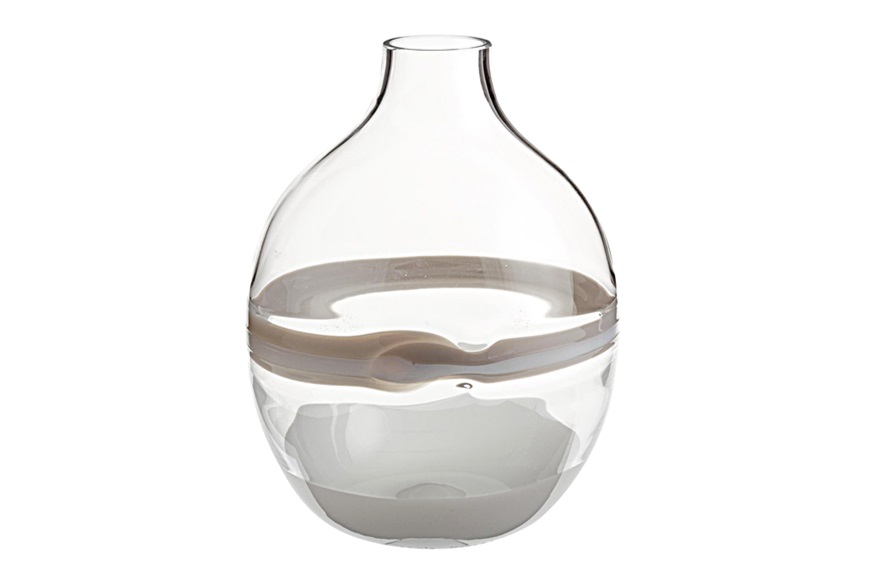 Vase Singleflower Murano glass Carlo Moretti