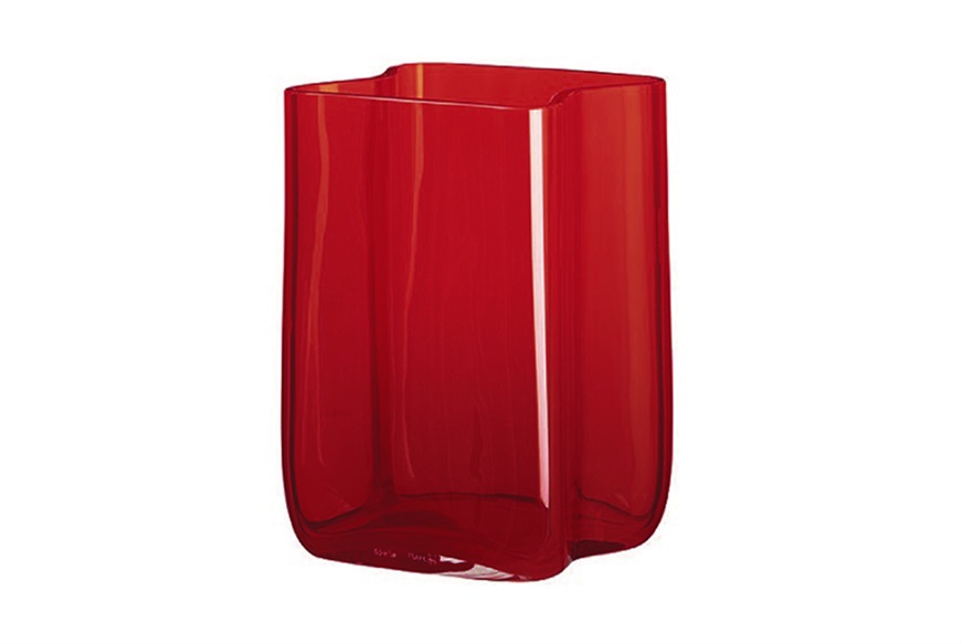 Vase Bosco Murano glass moretti red Carlo Moretti