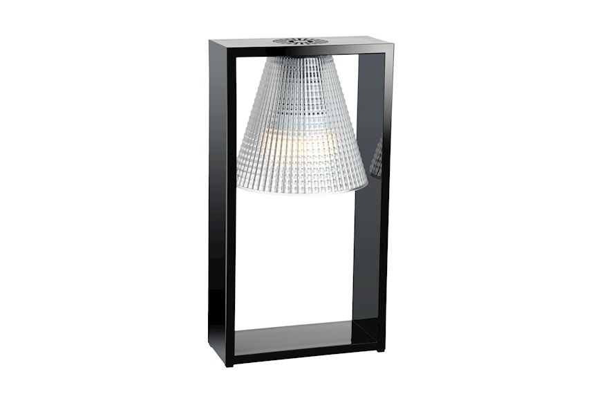 Table lamp Light Air black cand crystal Kartell