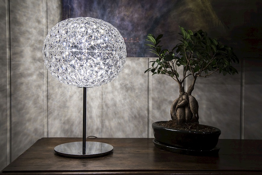 Kartell Floor lamp Planet transparent | Buy on Zanolli