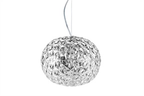 Lampada sospensione Planet colore cristallo Kartell