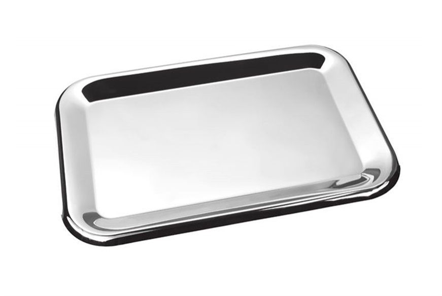 Tray Rectangular in polished metal Selezione Zanolli