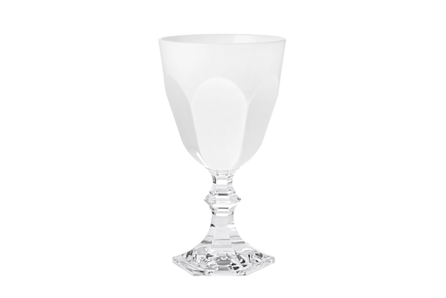 Water goblet Dolce Vita white Mario Luca Giusti