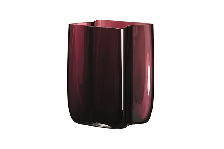 Vase Bosco Murano glass amethyst Carlo Moretti