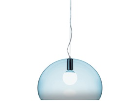 Suspension lamp Fl/y light blue Kartell