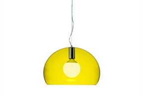 Lampada sospensione Small Fl/y giallo Kartell