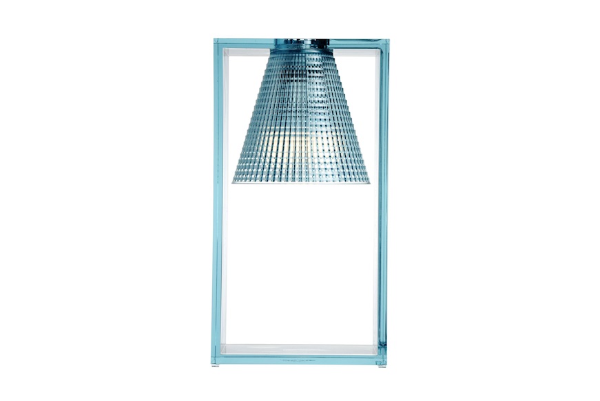 Lampada da tavolo Light Air azzurra Kartell