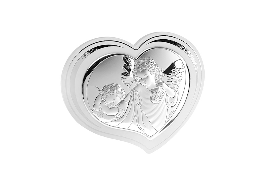 Pannello Angelo custode bianco con retro in legno Selezione Zanolli