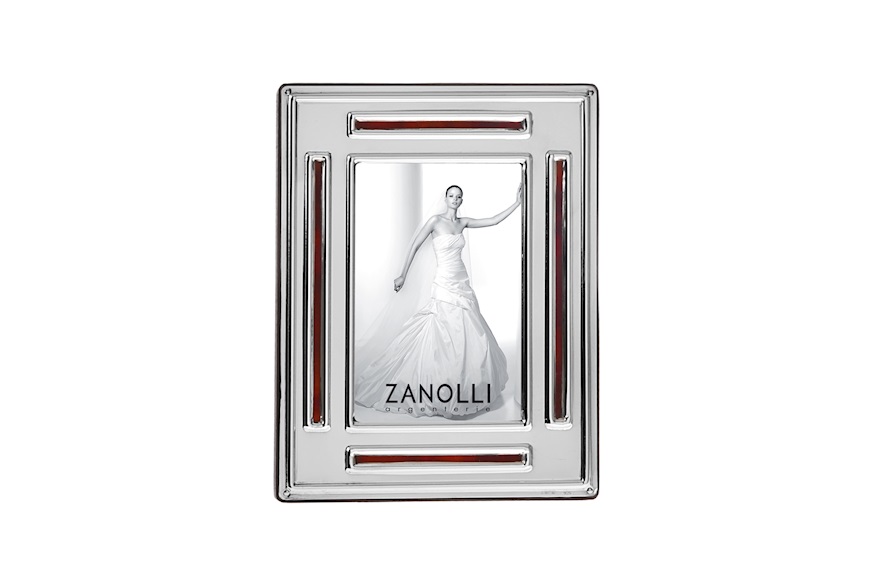 Picture frame silver red Selezione Zanolli