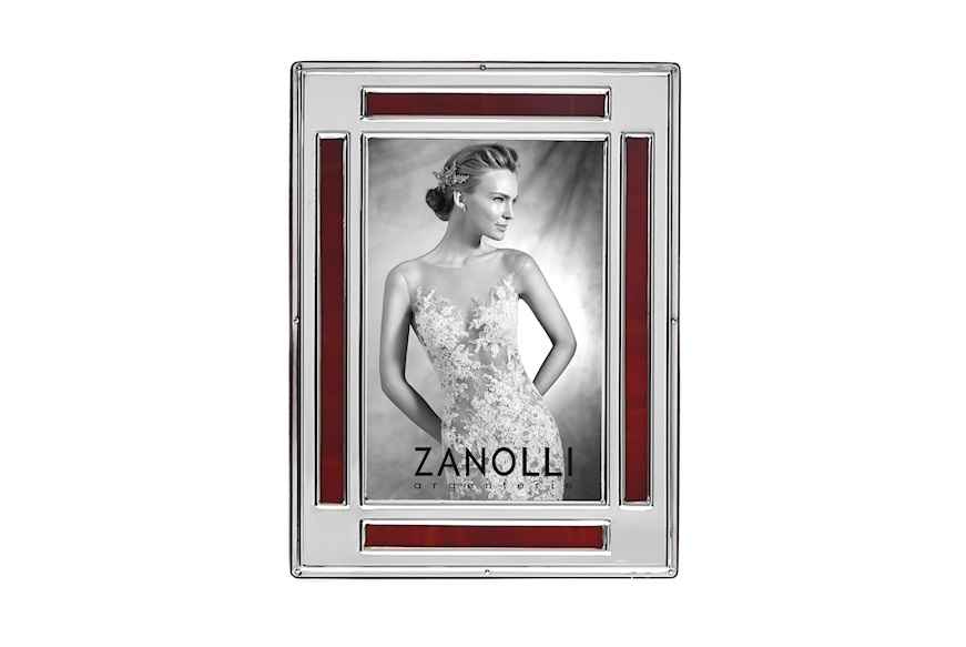 Picture frame silver red Selezione Zanolli