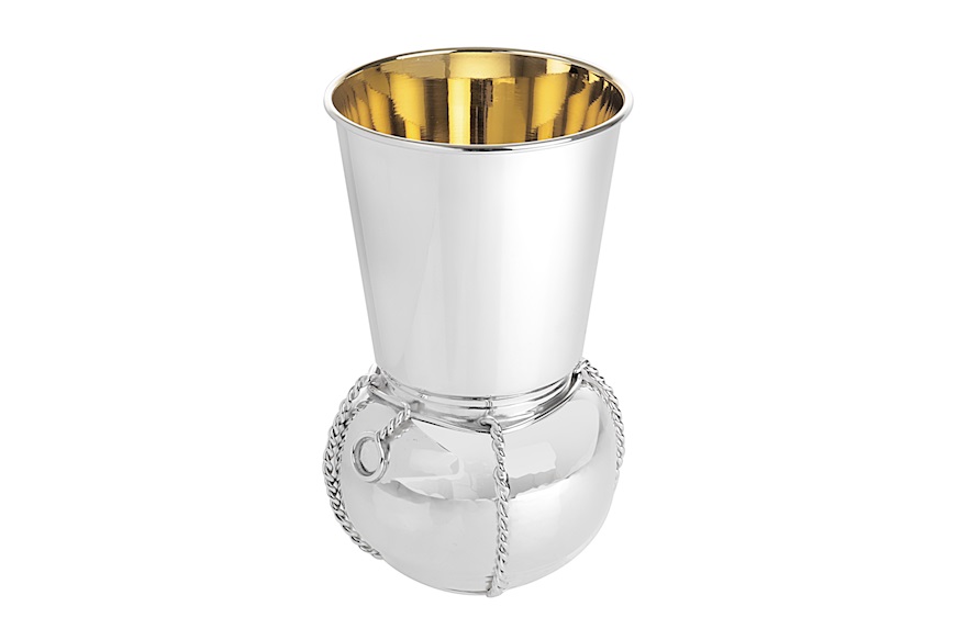 Bicchiere Tappo argento interno dorato Selezione Zanolli