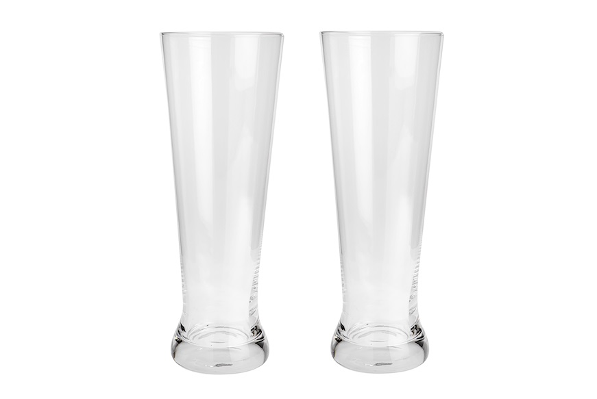 Set of glasses Beer Happy light beer 50 cl IVV