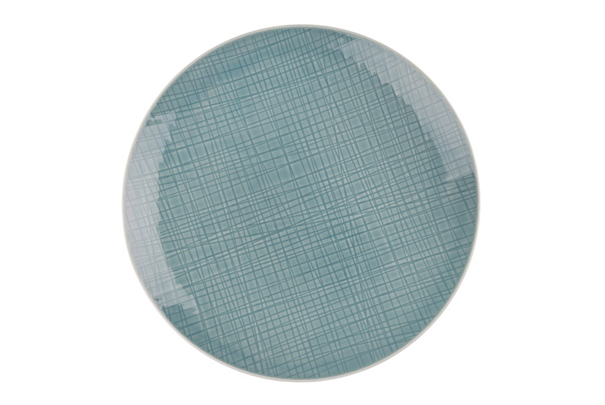 Piatto piano Mesh porcellana acqua Rosenthal