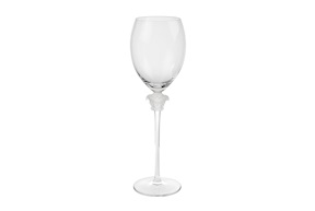 Red wine goblet Medusa Lumiere crystal Versace