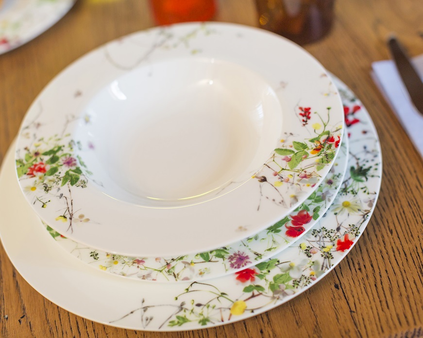 Salsiera Brillance Fleurs Sauvage porcellana Rosenthal