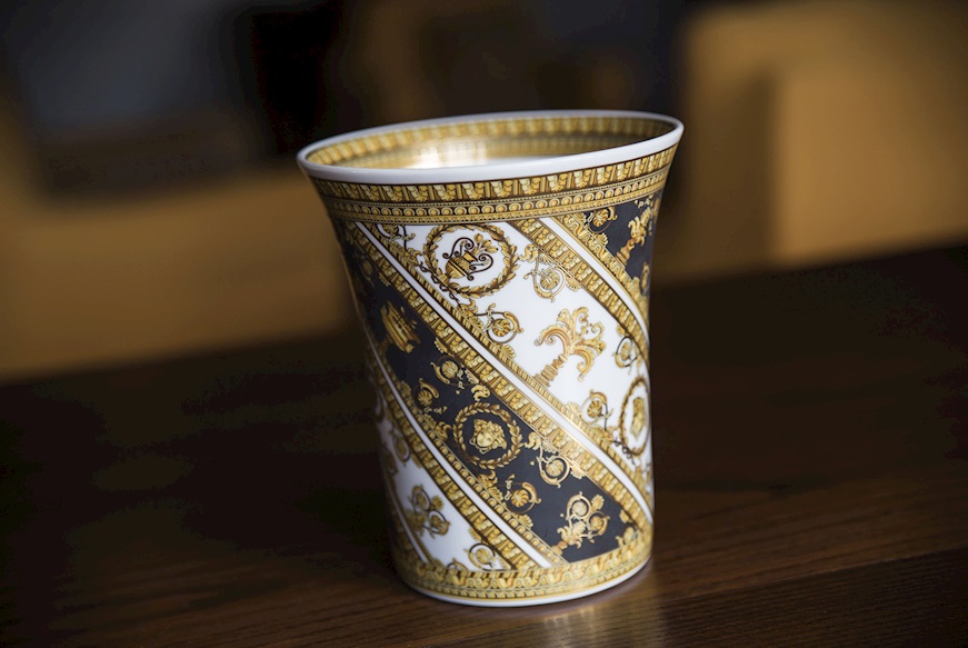 Vaso I love baroque porcellana Versace