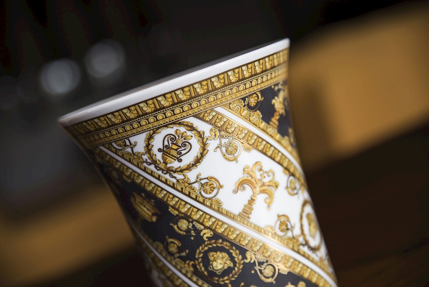 Vaso I love baroque porcellana Versace