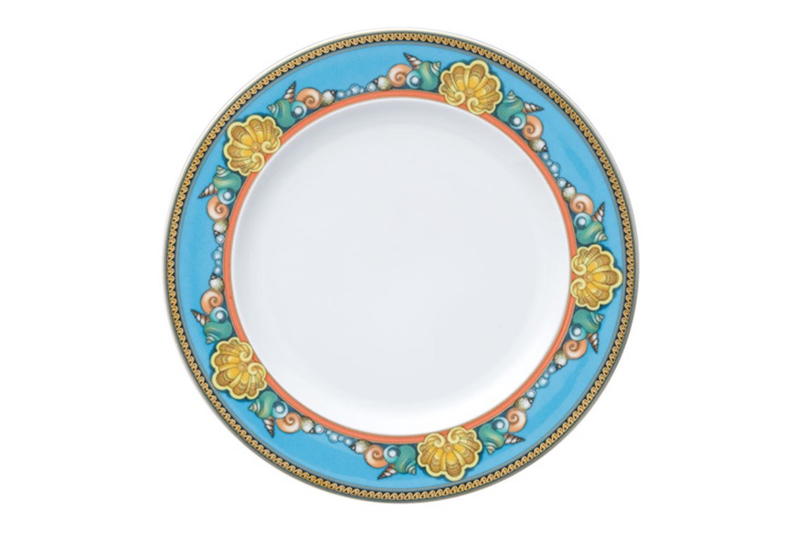 Dessert plate Les Tresors de la mer porcelain Versace