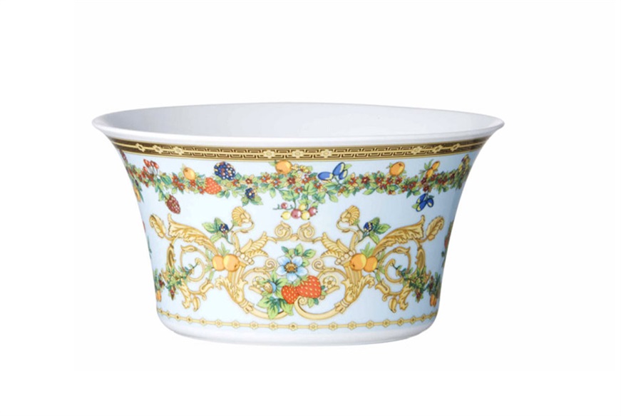 Salad bowl Le Jardin porcelain Versace