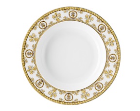 Piatto fondo Baroque porcellana bianco Versace