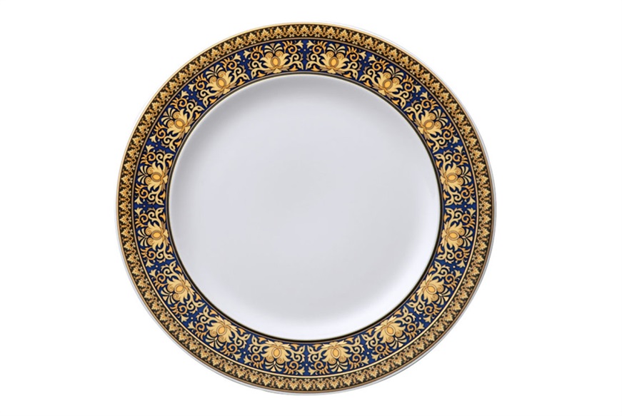 Dessert plate Medusa Blue porcelain Versace