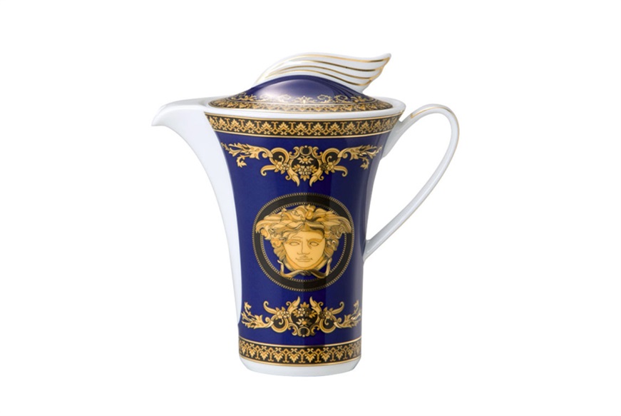 Milkpot Medusa Blue porcelain Versace