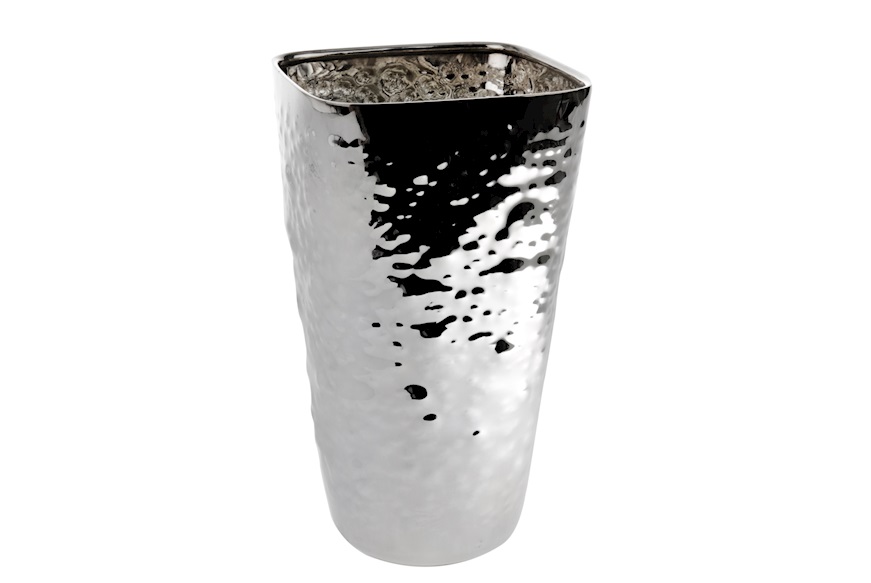 Vase Genazzi silver Selezione Zanolli