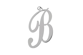 Ciondolo lettera B argento Selezione Zanolli