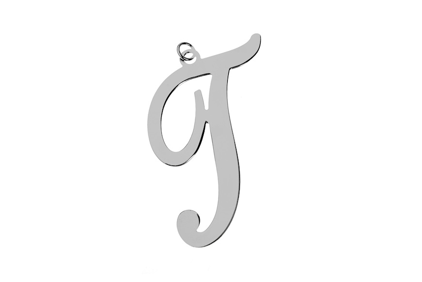 Ciondolo lettera T argento Selezione Zanolli
