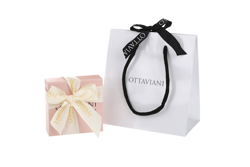 Bracciale argento con ghirlanda di cristalli Ottaviani