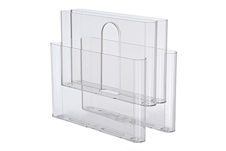 Portariviste Magazine Rack colore trasparente Kartell