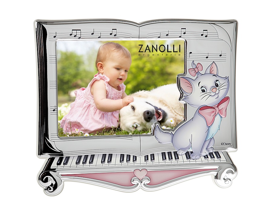 Cornice Aristogatti argento pvd Disney