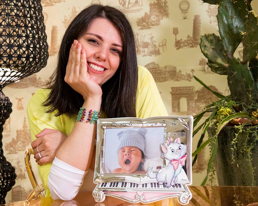 Cornice Aristogatti argento pvd Disney