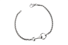 Bracelet silver with central stirrup Selezione Zanolli