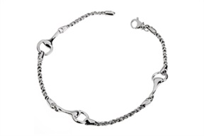 Bracelet silver with three stirrups Selezione Zanolli