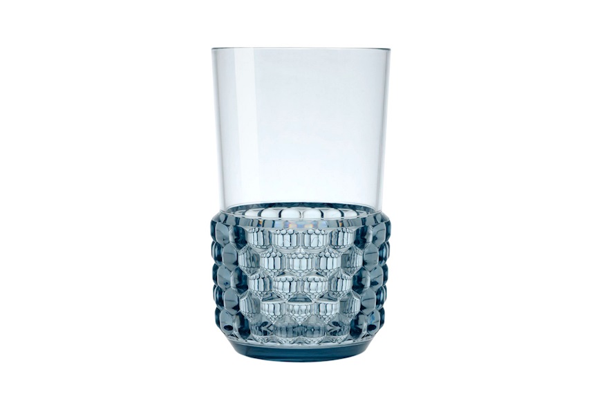 Bicchiere bibita Jellies Family colore azzurro Kartell