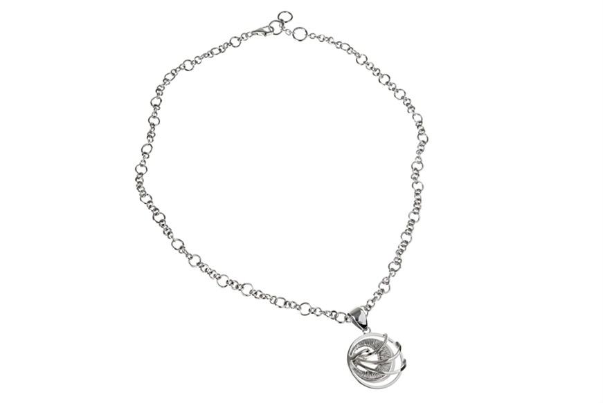 Collana argento con pendente tondo Selezione Zanolli