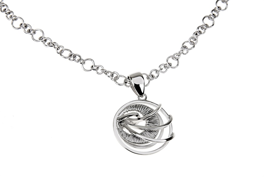 Collana argento con pendente tondo Selezione Zanolli