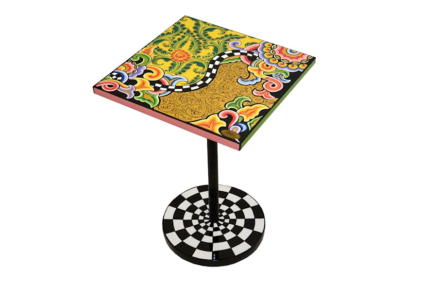 Table Floral Gold hand painted Tom's Drag