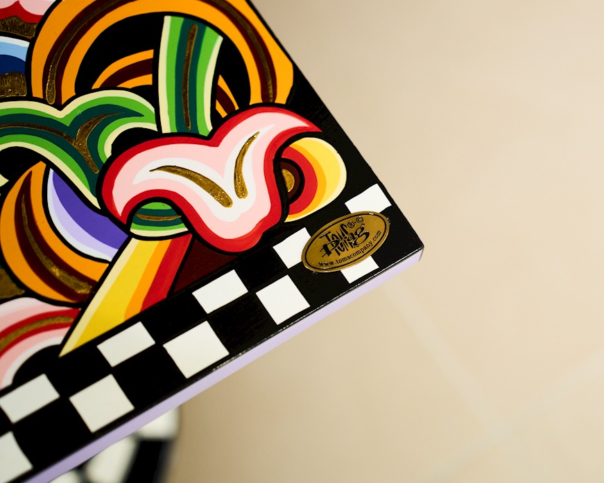 Table Graphic Design hand painted Tom's Drag