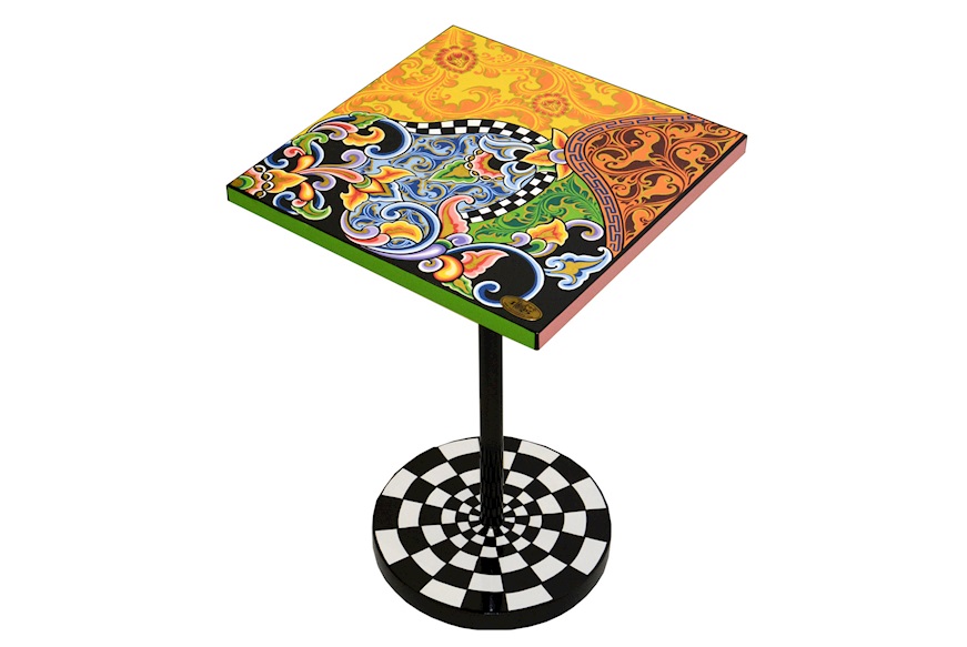 Tavolino Floral Colorful dipinto a mano Tom's Drag