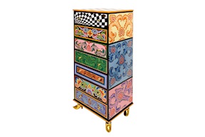 Cassettiera Drag Cabinet XXL dipinta a mano Tom's Drag