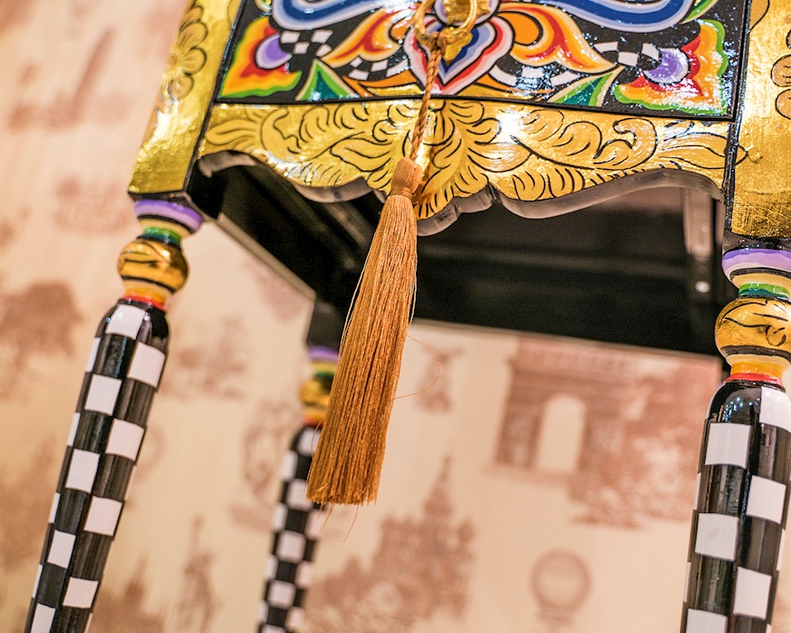 Cassettiera S Versailles dipinta a mano Tom's Drag