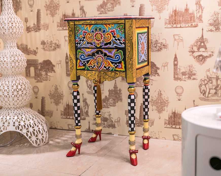 Cassettiera S Versailles dipinta a mano Tom's Drag